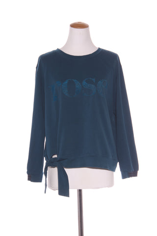 SEDUCE "rose" velvet print cotton sweater! 16