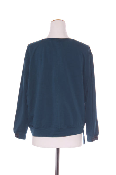 SEDUCE "rose" velvet print cotton sweater! 16