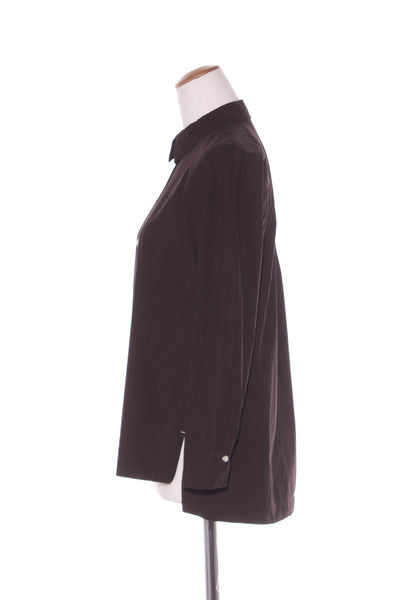 VASSALLI - Cotton poplin shirt - Black! 10