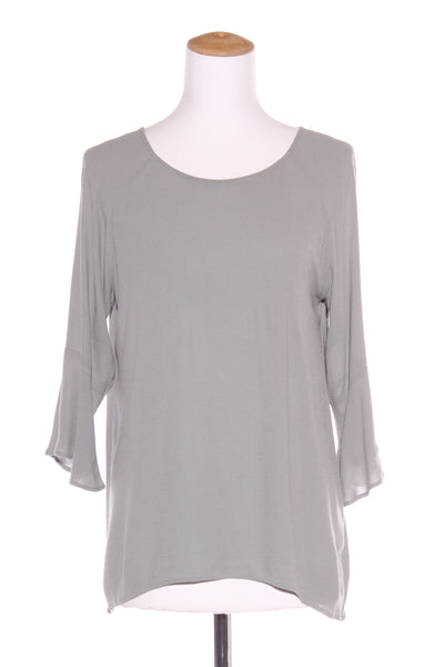 MAX - Flute sleeve woven top - Sage! 12