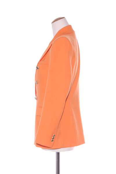 ZARA - Double breasted blazer - Orange! 10-12