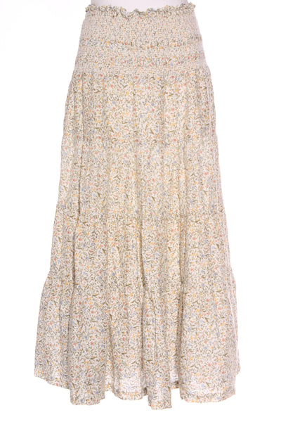 MAX - Wildflower tiered linen maxi skirt! 14
