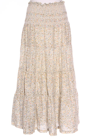 MAX - Wildflower tiered linen maxi skirt! 14