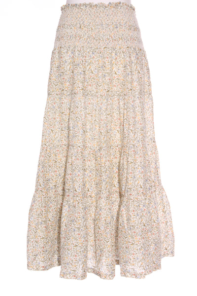 MAX - Wildflower tiered linen maxi skirt! 14