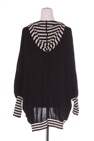 STELLA ROYAL - Hooded wool blend knit cardi! 8-16