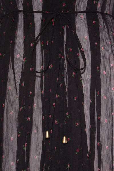 ZIMMERMANN - Silk crepe floral ruffle detail dress! 12