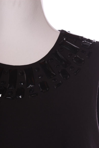 JACQUI.E - Faceted gem detail shift dress! 18