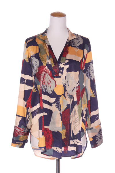 MOTTO - Floral abstract silky blogger shirt! 12