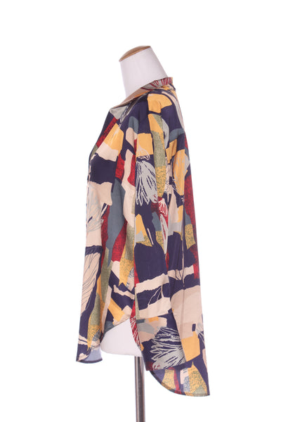 MOTTO - Floral abstract silky blogger shirt! 12