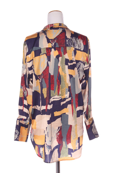 MOTTO - Floral abstract silky blogger shirt! 12