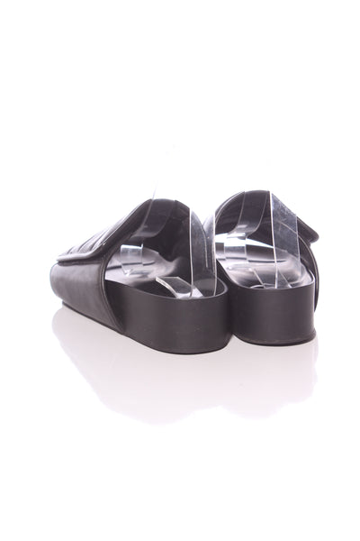 MOOCHI - Leather puff slides! 39