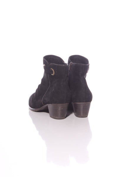 CREATURES OF COMFORT - Ruched leather ankle boots! 39