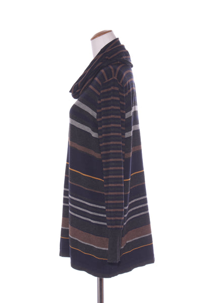 CAPTURE - Polo neck viscose stripe knit! 16