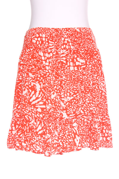 LUNA SKY - Animal print shirred mini skirt! 10