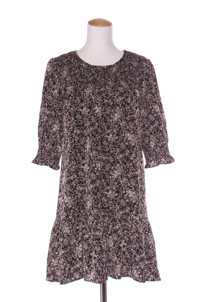 BILLIE - Shirred detail cream floral dress! 12