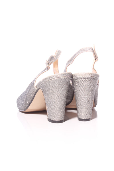 CLARICE (LN) Sparkly silver party heels! 10