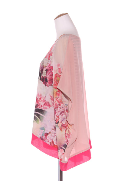 CHARLO - Floral overlay top! 12