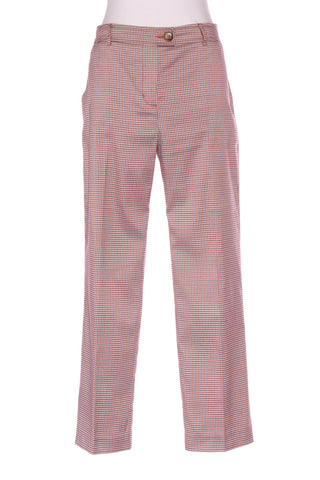 SYLVESTER - Raspberry check trousers! 12