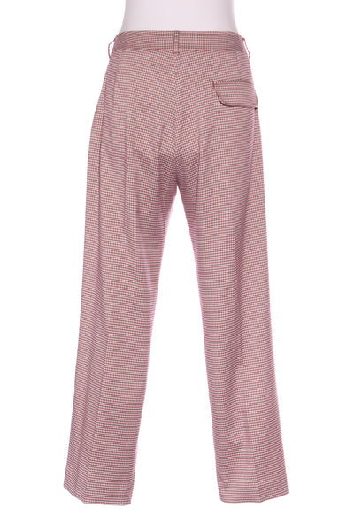 SYLVESTER - Raspberry check trousers! 12