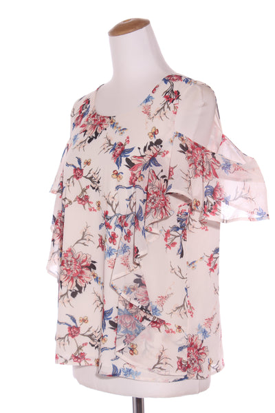 TUESDAY - Floral ruffle top! 14