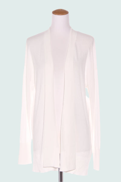 ZARA - White sheer viscose/nylon cardi! 10-12