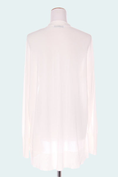 ZARA - White sheer viscose/nylon cardi! 10-12