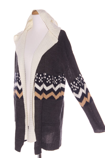 UNIQ - Hooded knit cardi! 12-14