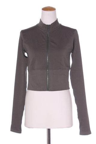 CALVIN KLEIN - Khaki rib knit jacket! 12