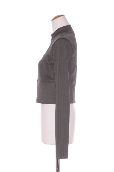 CALVIN KLEIN - Khaki rib knit jacket! 12