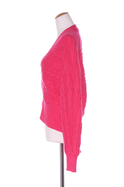 CUE - Pink cable knit cardi! 16