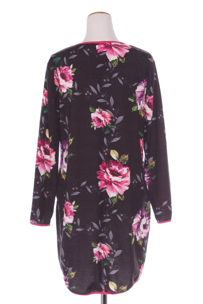 CHARLO - Black floral jersey dress! 14