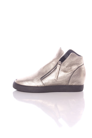 MINX "Willott" metallic gold leather boots! 41