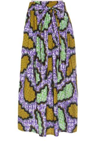 Abstract print maxi skirt! 8-12