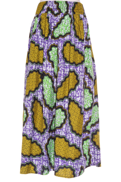Abstract print maxi skirt! 8-12