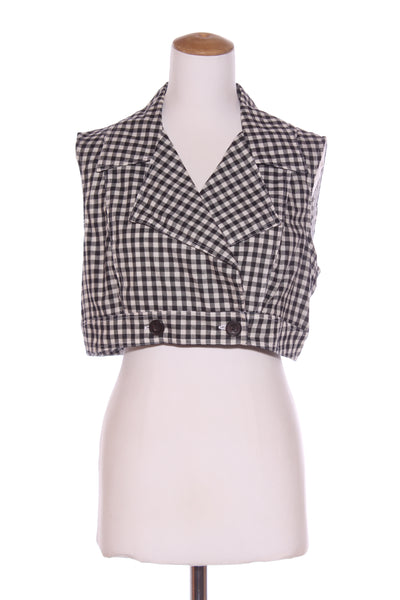 ANNAH S (NZ) Gingham crop shirt! 14