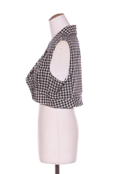 ANNAH S (NZ) Gingham crop shirt! 14