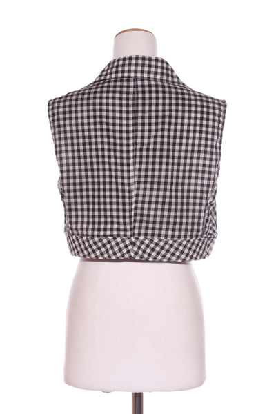 ANNAH S (NZ) Gingham crop shirt! 14