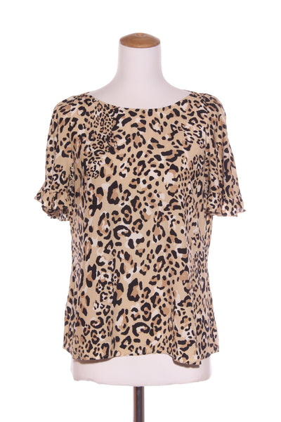 SEED - Leopard print ruffle sleeve top! 12