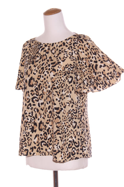 SEED - Leopard print ruffle sleeve top! 12
