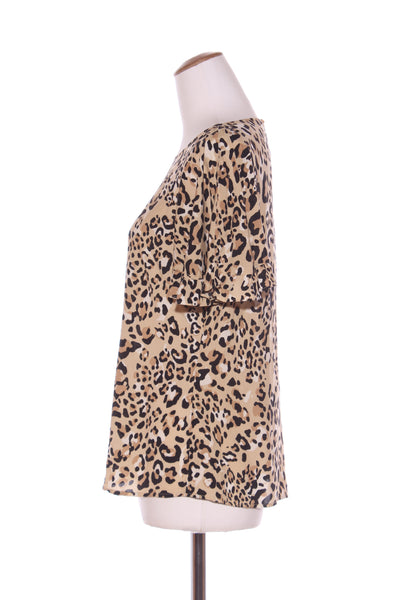 SEED - Leopard print ruffle sleeve top! 12