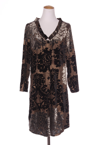 CACHET - Flocked velvet print duster! 10