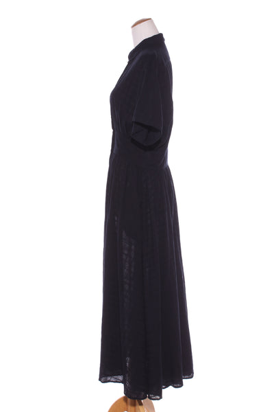 MAX - Self check maxi shirt dress - Navy! 14