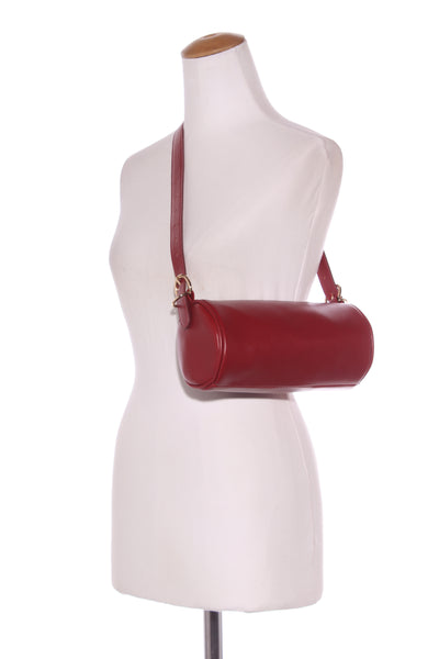 GLASSONS - Burgundy cylinder bag!