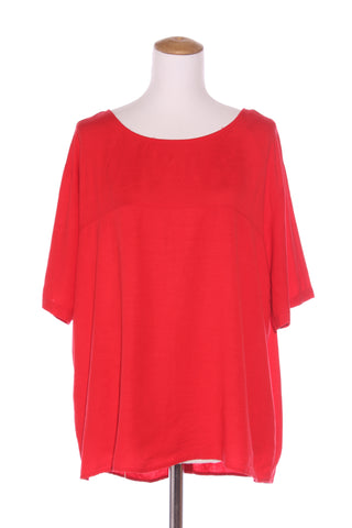 GRACE HILL - Red linen blend top! 20