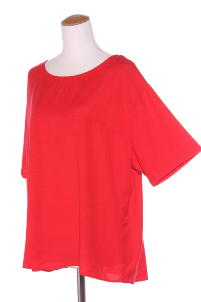 GRACE HILL - Red linen blend top! 20