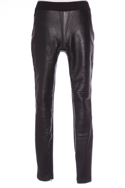 GRACE HILL (BN) Leather panel ponte pant! 10