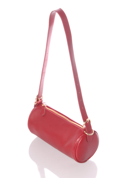 GLASSONS - Burgundy cylinder bag!
