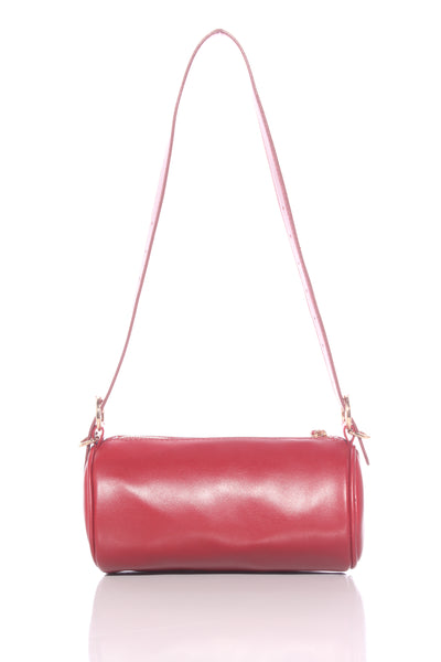 GLASSONS - Burgundy cylinder bag!
