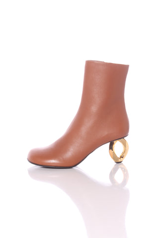 JW ANDERSON (LN) Italian chain link leather ankle boot! 40