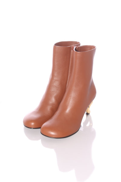 JW ANDERSON (LN) Italian chain link leather ankle boot! 40